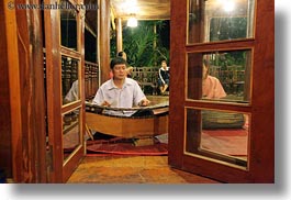 asia, asian, dance, horizontal, instruments, laos, luang prabang, music, musicians, people, xylophone, photograph