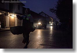 asia, asian, carrying, don ganh, horizontal, laos, luang prabang, nite, people, womens, photograph