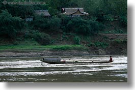 asia, fishermen, horizontal, laos, luang prabang, nam khan, rivers, scenics, photograph