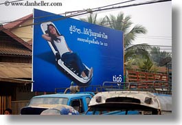 asia, billboards, cambodian, emotions, horizontal, humor, irony, language, laos, luang prabang, out, place, signs, photograph