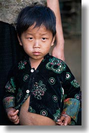asia, asian, boys, hmong, laos, people, poverty, vertical, villages, photograph