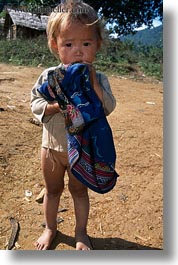 asia, asian, girls, hmong, laos, people, poverty, vertical, villages, photograph