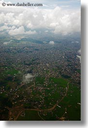 aerials, asia, citscape, clouds, kathmandu, nature, nepal, sky, vertical, photograph