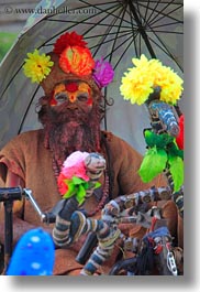 asia, beggar, hindu, kathmandu, men, nepal, pashupatinath, people, religious, sadhu, vertical, photograph