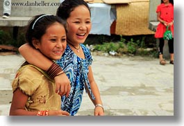 asia, emotions, girlfriends, horizontal, kathmandu, nepal, pashupatinath, smiles, womens, photograph