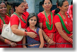 asia, bindi, girls, gowns, hindu, horizontal, jewelry, kathmandu, nepal, pashupatinath, purple, religious, sindoor, tikka, womens, young, photograph