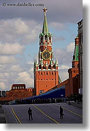asia, buildings, guards, kremlin, landmarks, moscow, russia, savior, towers, vertical, photograph
