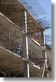 asia, construction, irons, men, moscow, people, rebar, russia, vertical, workers, photograph