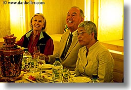 asia, bernhard, colors, emotions, happy, horizontal, janette, men, moscow, people, russia, senior citizen, smiles, suzanne, tourists, womens, yellow, photograph