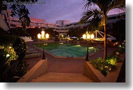 asia, bangkok, horizontal, hotels, pools, swimming, thailand, photograph