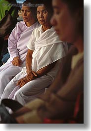 asia, bangkok, people, seated, thailand, vertical, womens, photograph