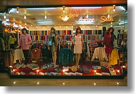 asia, bangkok, horizontal, mannequins, river city shopping mall, thailand, windows, womens, photograph