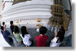 asia, bangkok, floors, horizontal, people, praying, thailand, wat phra kaew, photograph