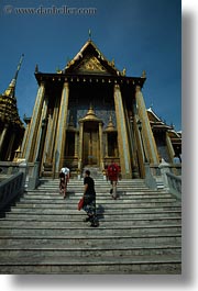 asia, bangkok, mondhop, phra, thailand, vertical, wat phra kaew, photograph