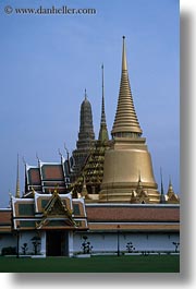 asia, bangkok, grounds, palace, royal, thailand, vertical, wat phra kaew, photograph