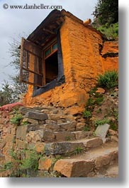 asia, ganden monastery, lhasa, tibet, vertical, windows, photograph