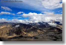 asia, clouds, horizontal, landscapes, lhasa, mountains, tibet, photograph