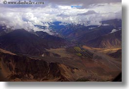 asia, clouds, horizontal, landscapes, lhasa, mountains, tibet, photograph