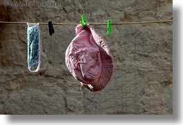 asia, clothes, hats, horizontal, lhasa, lines, tibet, photograph