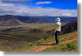 asia, horizontal, landscapes, lhasa, monastery hike, nancy, tibet, viewing, photograph