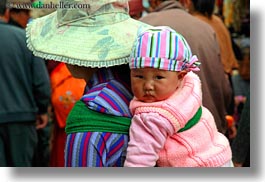 asia, babies, backs, childrens, horizontal, lhasa, people, tibet, photograph
