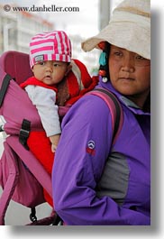 asia, babies, backs, childrens, lhasa, people, tibet, vertical, photograph