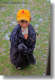 asia, baseball, cap, childrens, girls, lhasa, people, tibet, vertical, photograph