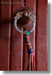 asia, doors, handle, lhasa, potala, tibet, vertical, photograph