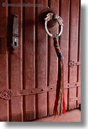 asia, doors, handle, lhasa, potala, tibet, vertical, photograph