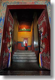 asia, doors, glow, lhasa, lights, potala, tibet, vertical, photograph