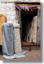 asia, lhasa, rugs, shag, stores, tibet, vertical, photograph