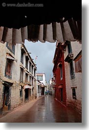 asia, lhasa, narrow, streets, tibet, vertical, photograph