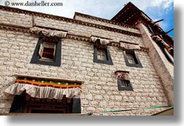 asia, horizontal, lhasa, tibet, upview, windows, photograph