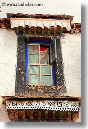 asia, lhasa, tibet, upview, vertical, windows, photograph