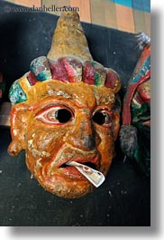 asia, asian, buddhist symbols, masks, style, tan druk temple, tibet, vertical, photograph