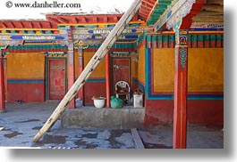 asia, colorful, doors, horizontal, riwodechen monastery, tibet, walls, yarlung valley, photograph