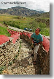 asia, asian, monastery, stairs, style, tibet, tsong sten gampo monastery, vertical, yarlung valley, photograph