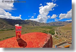 asia, cans, horizontal, landscapes, tibet, yogurt, yumbulagang, photograph