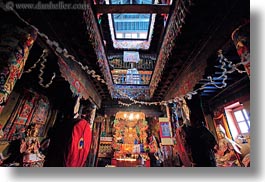 asia, horizontal, interiors, temples, tibet, yumbulagang, yumbulagang temple, photograph