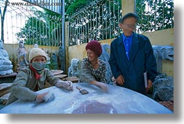 artisans, asia, danang, horizontal, marble, marble artisans, sculpting, vietnam, photograph