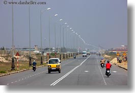 asia, danang, horizontal, motorcycles, streets, vietnam, photograph