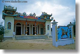 asia, danang, horizontal, temples, vietnam, photograph