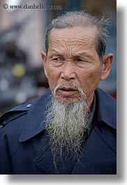 asia, beards, emotions, funeral, long, men, old, serious, vertical, vietnam, white, photograph