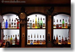 alcohol, asia, backlit, boats, cases, clocks, foods, ha long bay, horizontal, liquor, victory ship, vietnam, photograph