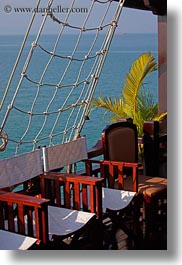 asia, boats, chairs, ha long bay, nets, ships, vertical, victory ship, vietnam, photograph