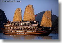 asia, boats, ha long bay, horizontal, ships, victory, victory ship, vietnam, photograph