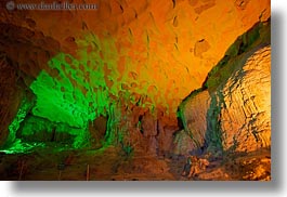 asia, caves, ha long bay, hang song sot caves, horizontal, lighted, slow exposure, vietnam, photograph
