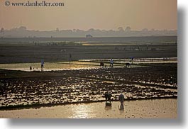 asia, fields, ha long bay, hazy, horizontal, rice, rice fields, vietnam, photograph