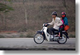 asia, bicycles, bikes, families, hanoi, horizontal, people, vietnam, photograph