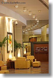 asia, buildings, hanoi, hilton, hotels, lobby, vertical, vietnam, photograph